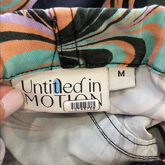 Untitled in Motion Paisley Intuition Pants, M - Picture 5 of 10